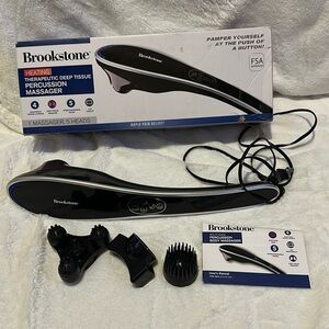 Brookstone Therapeutic Deep Tissue Percussion Handheld Massager